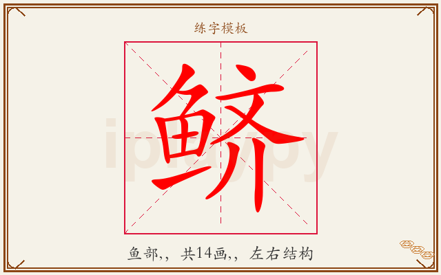 鲚字图文介绍