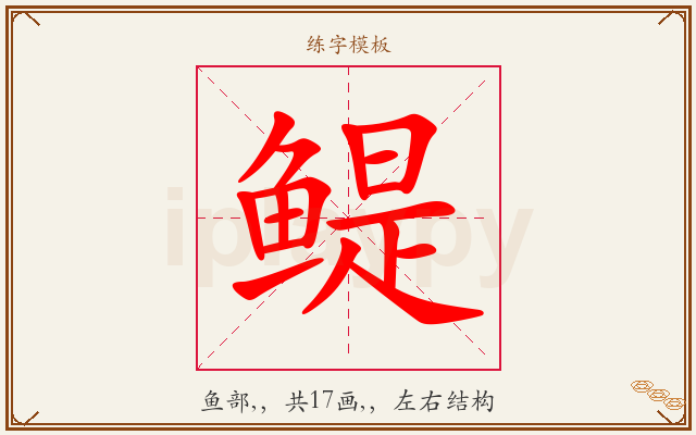 鳀字图文介绍