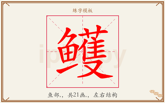 鳠字图文介绍