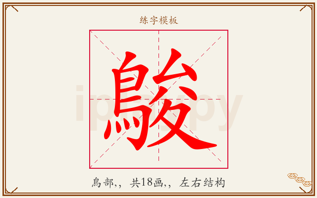 鵔字图文介绍