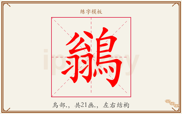 鶲字图文介绍