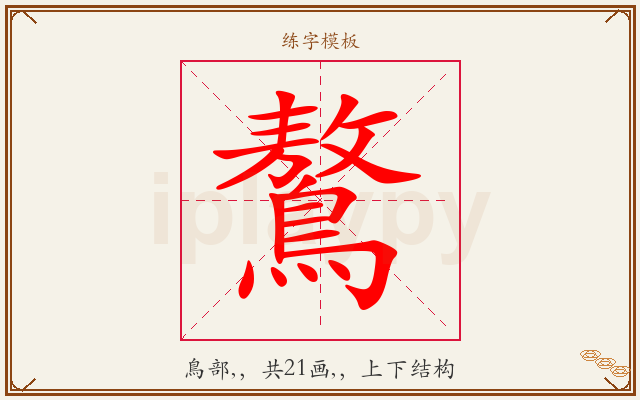 鷔字图文介绍