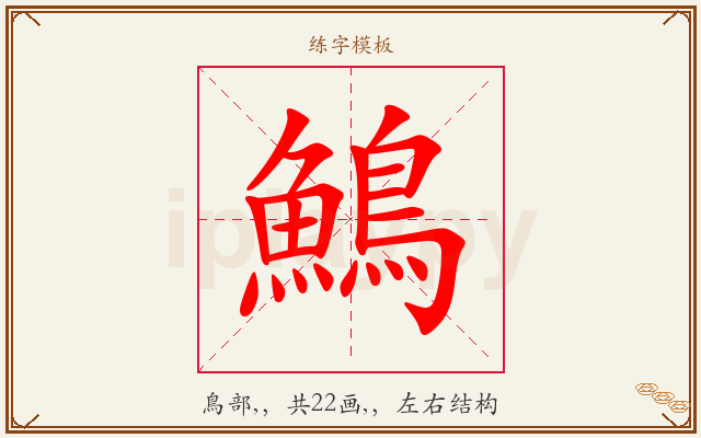 鷠字图文介绍