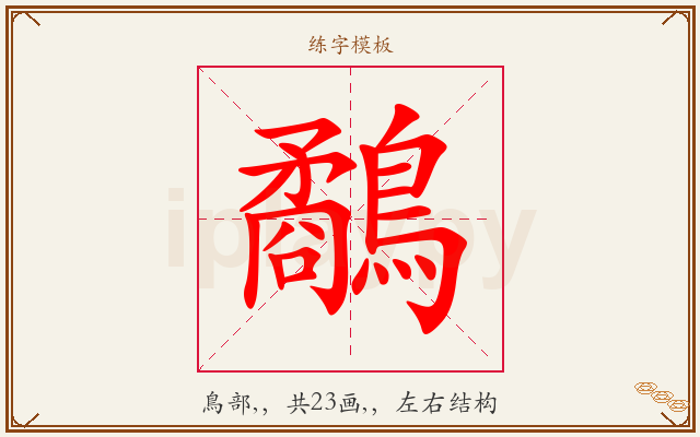鷸字图文介绍
