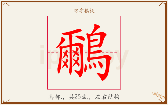 鸍字图文介绍
