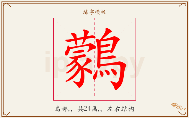 鸏字图文介绍
