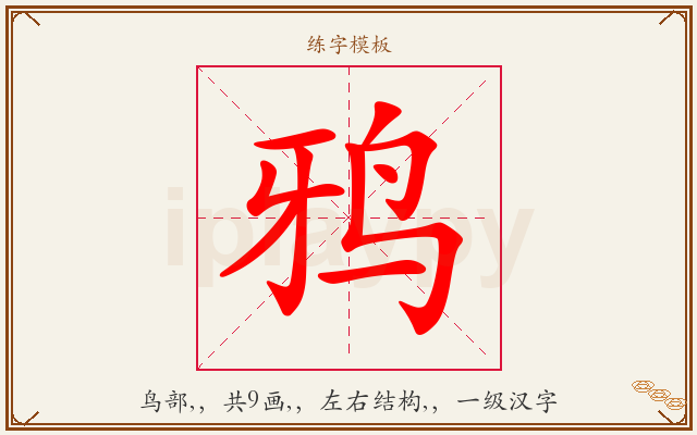 鸦字图文介绍