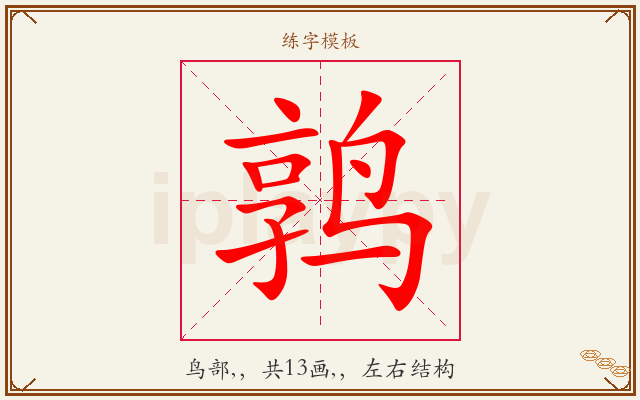 鹑字图文介绍