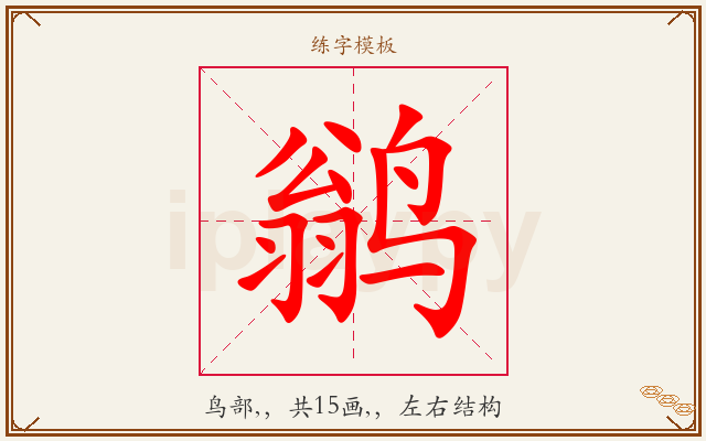 鹟字图文介绍