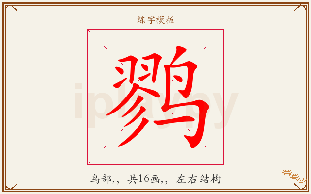 鹨字图文介绍